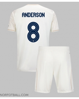 Billige Fotballdrakt Nottingham Forest Elliot Anderson #8 Replika Bortedraktsett Barn 2025-26 Kortermet (med bukser)